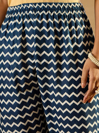 Indo Era Ethnic Motifs Printed Thread Work Pure Cotton Kurta with Trousers & Dupatta