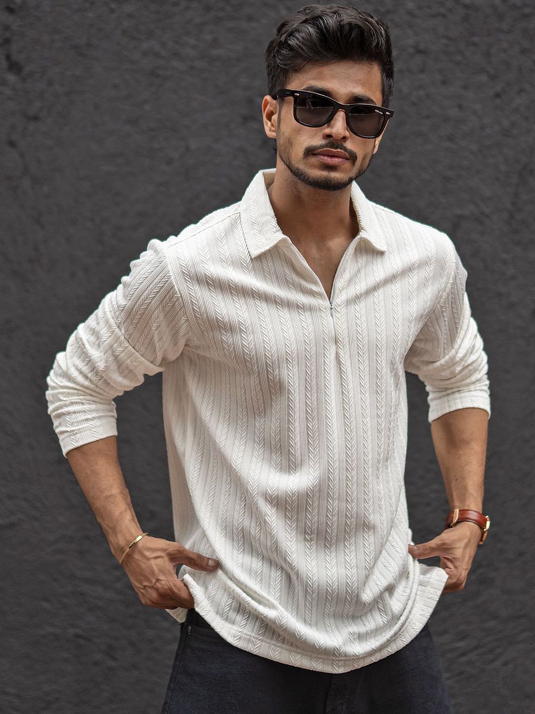 Powerlook Men Polo Collar T-shirt