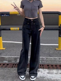 DressBerry Women Straight Fit High-Rise No Fade Jeans