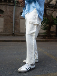 Powerlook Men Mid Rise Relexed Fit Cargos