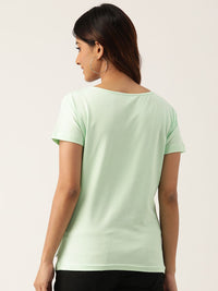 Monte Carlo Women Embellished Printed T-shirt