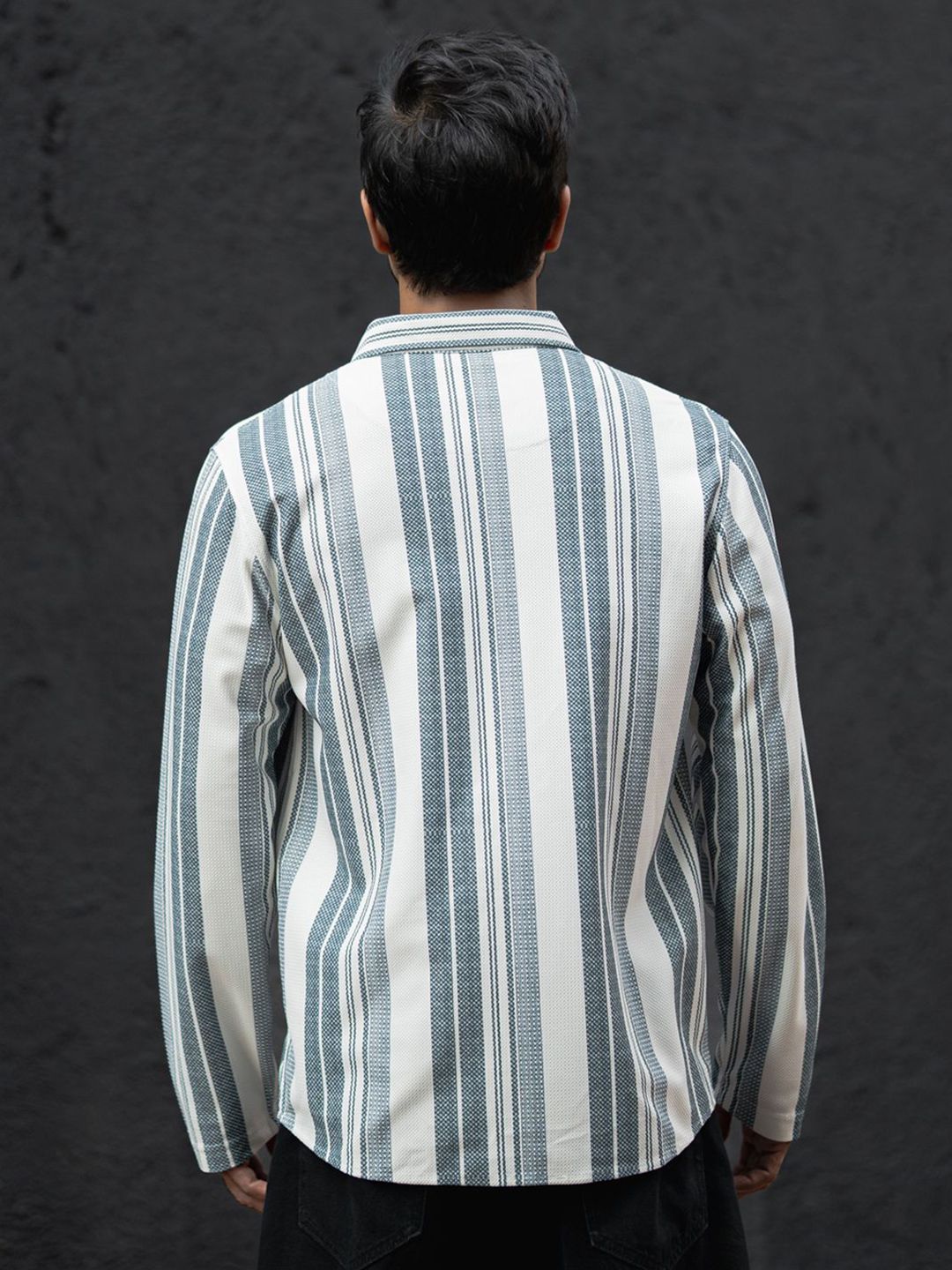 Powerlook Men Multi Stripes Opaque Striped Casual Shirt