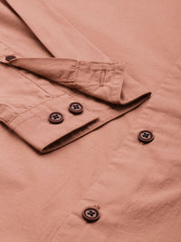 Mr Bowerbird Men Pure Cotton Tailored Fit Spread Collar Casual Shirt