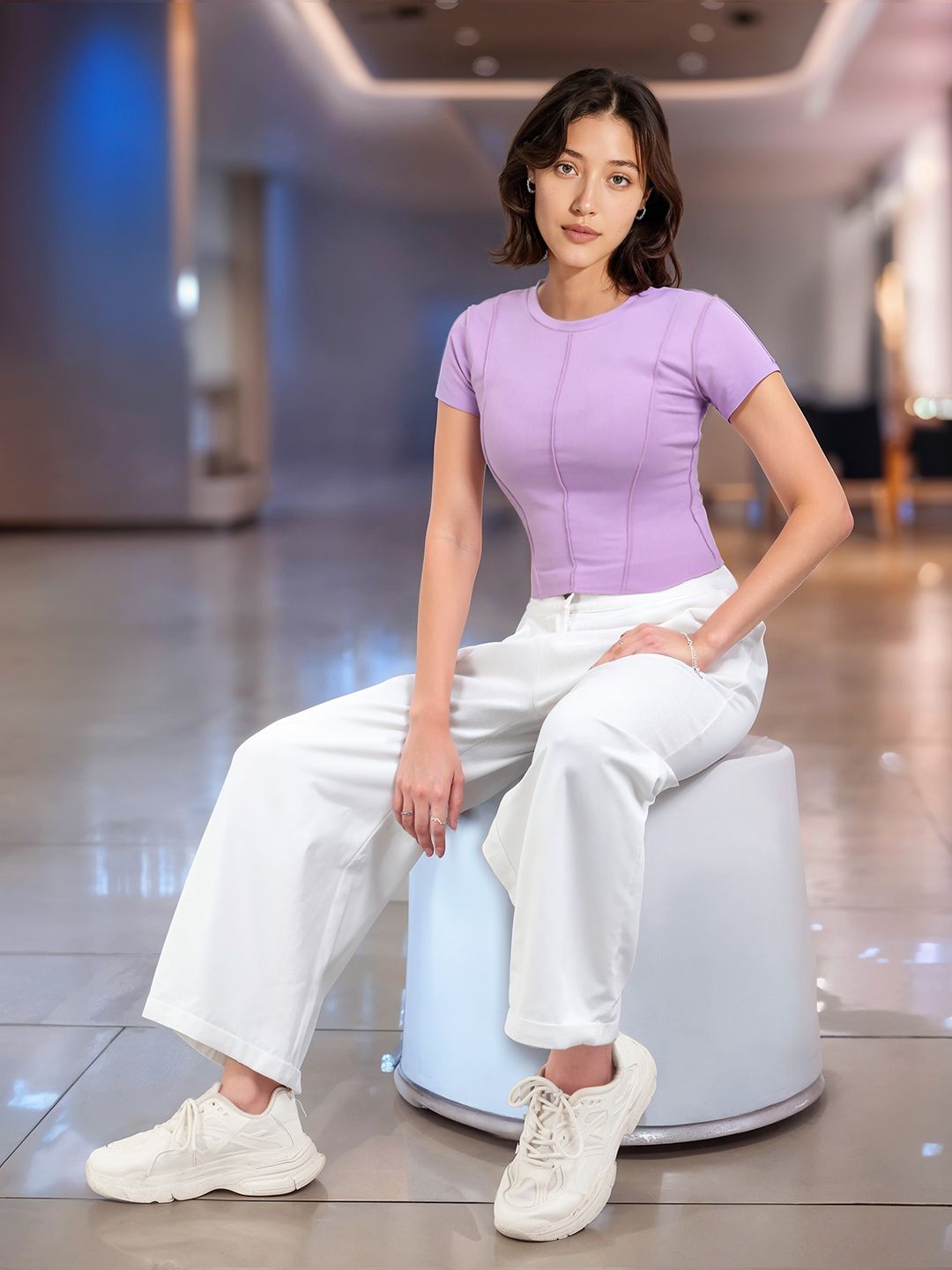 DressBerry Corset Style Crop Top