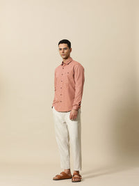 Mr Bowerbird Men Pure Cotton Tailored Fit Spread Collar Casual Shirt