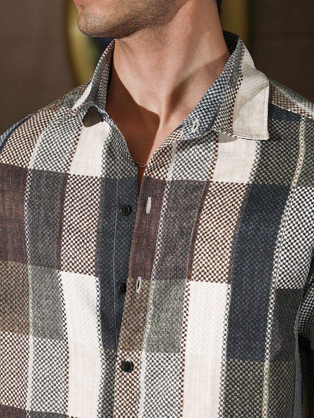 Campus Sutra Men Regular Fit Checked Casual Shirt