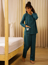 SANSKRUTIHOMES Women Pure Cotton Night suit