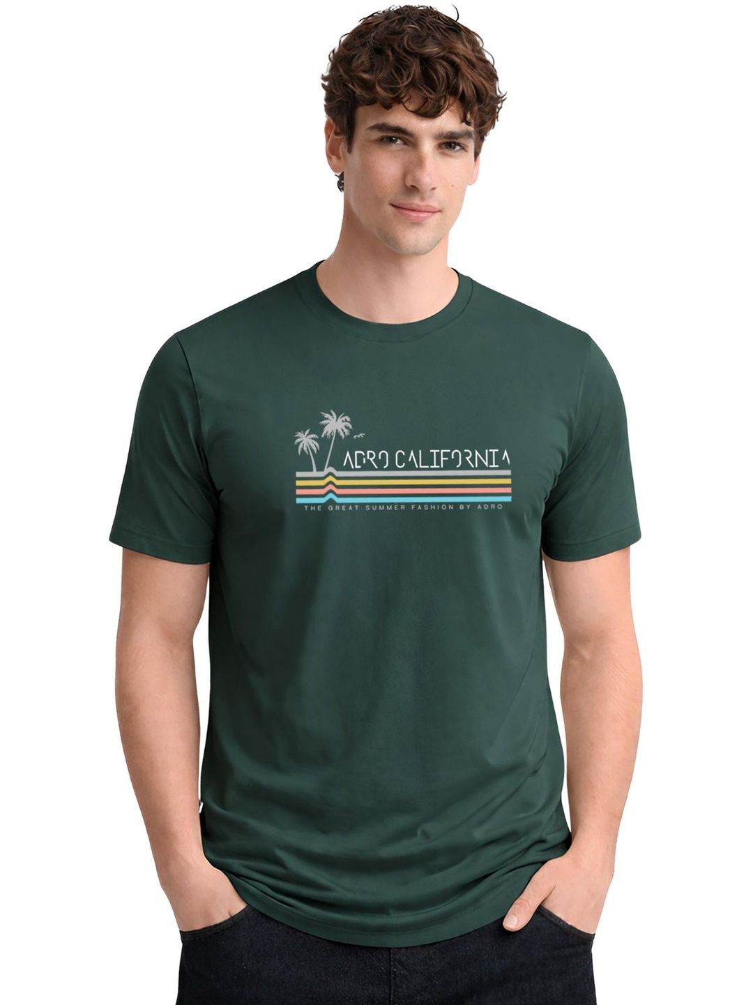 ADRO Men Printed T-shirt