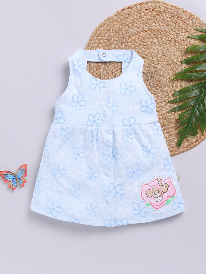Moms Love Infant Girls Paw Patrol Printed Pure Cotton Fit & Flare Dress