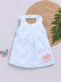 Moms Love Infant Girls Paw Patrol Printed Pure Cotton Fit & Flare Dress