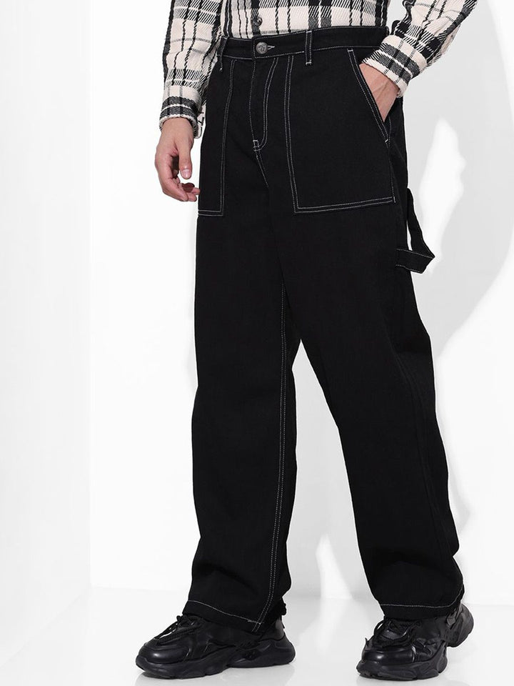 The Indian Garage Co Men Relaxed Fit Mid-Rise Cotton Jeans