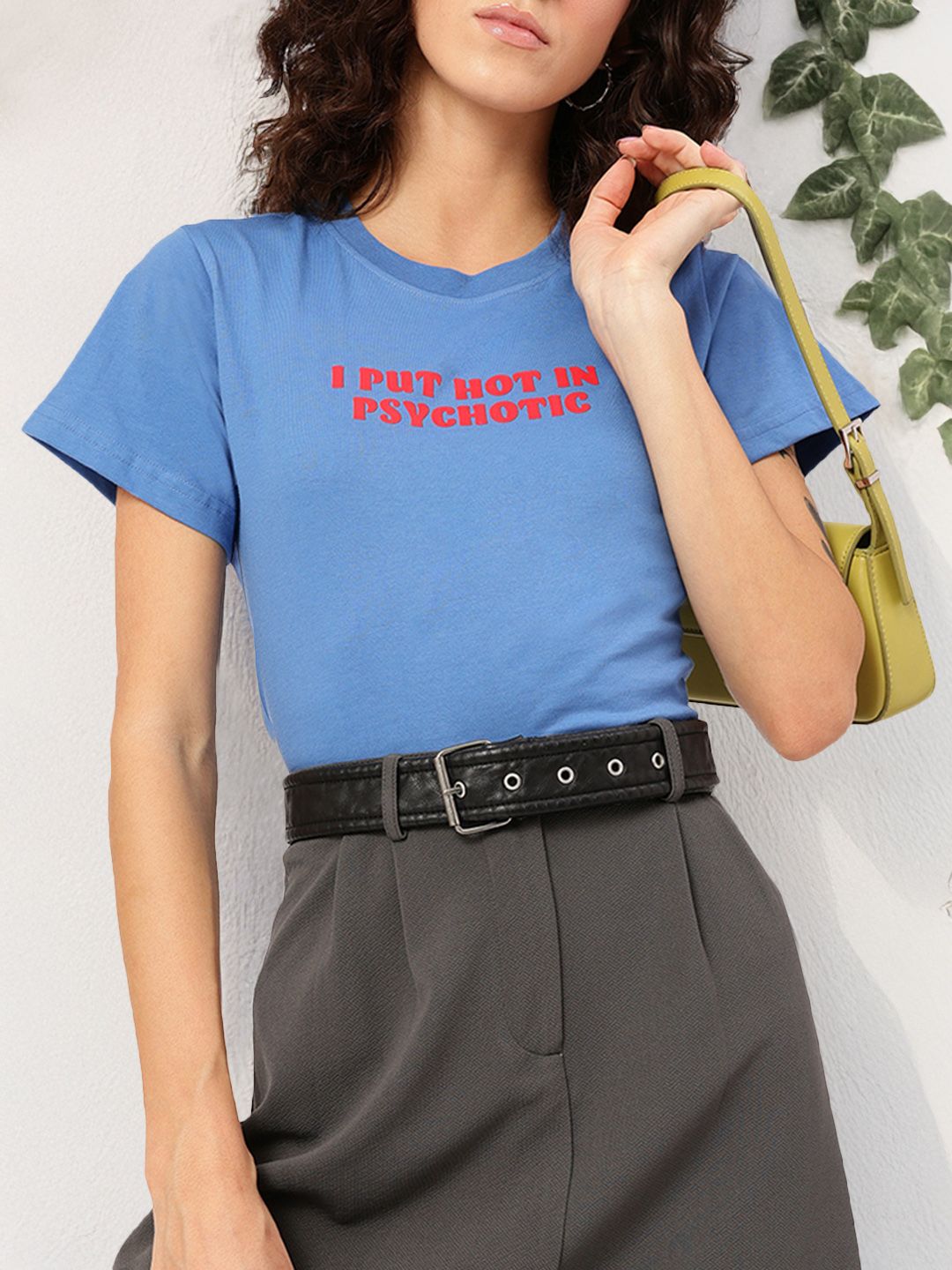 DressBerry Savage Statements Printed T-shirt