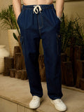 DENNISON Korean Baggy Fit Cargo Jeans