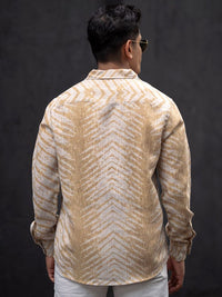 Powerlook Men Opaque Printed Casual Shirt