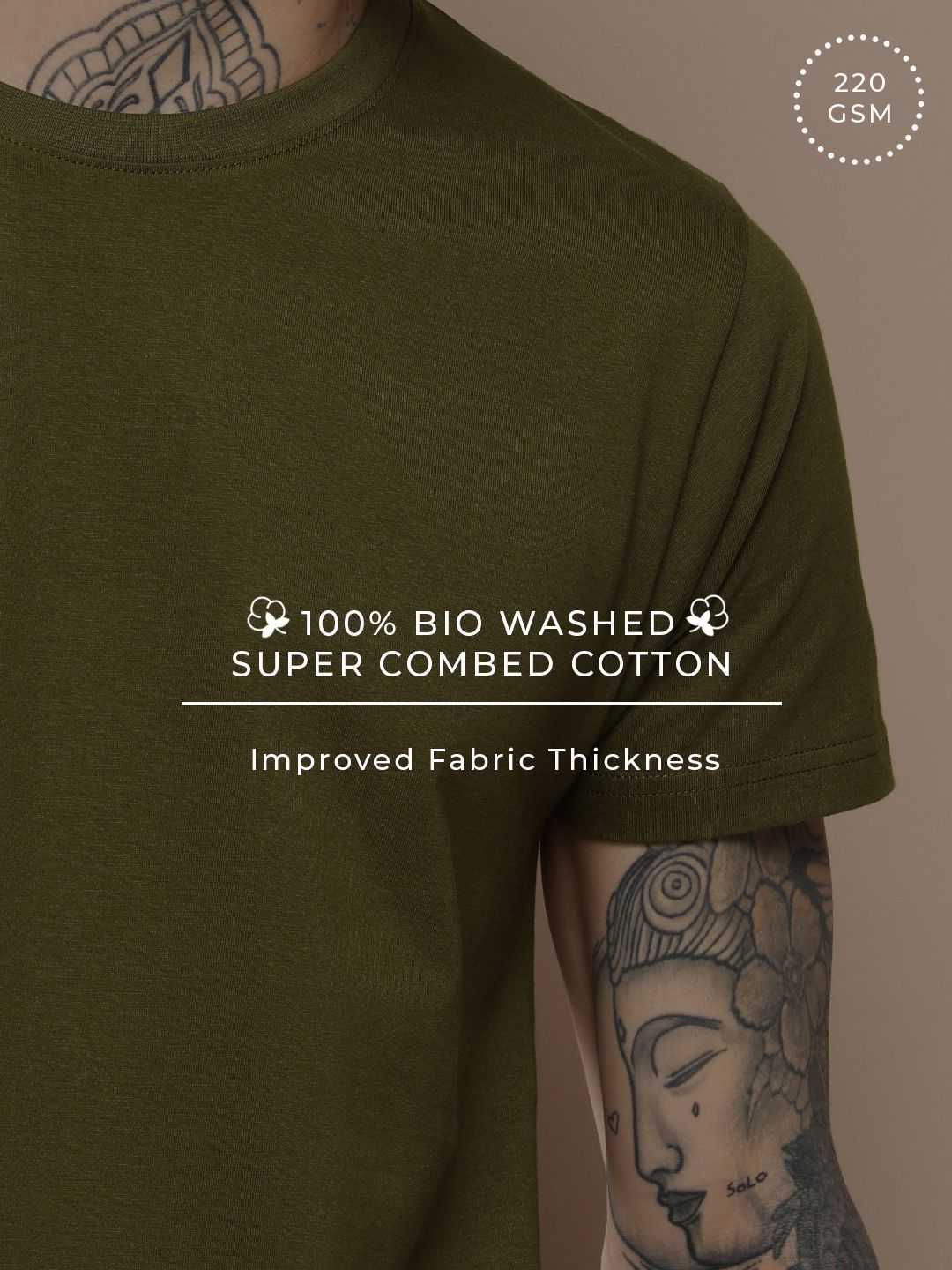 Difference of Opinion Men Pure Cotton T-shirt