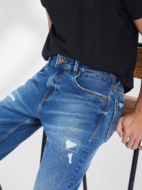 SPYKAR Men Regular Fit Light Fade Stretchable Jeans
