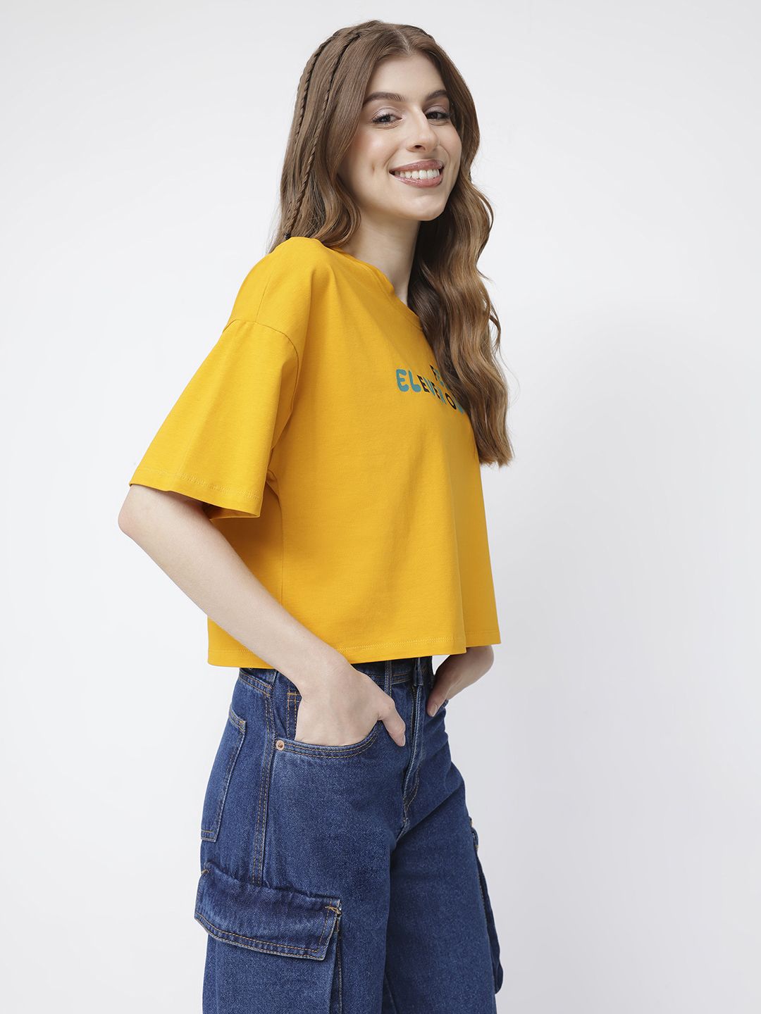 DressBerry Back To Basics Punny Prints Boxy T-shirt