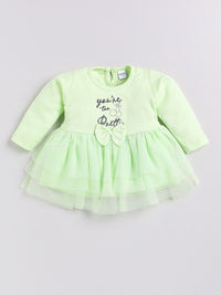 Moms Love Infant Girls Pure Cotton Tunic With Leggings