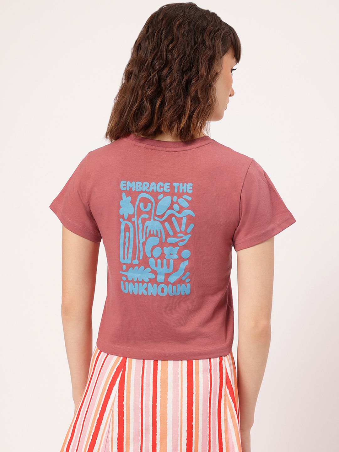 DressBerry Joyful Journeys Printed T-shirt