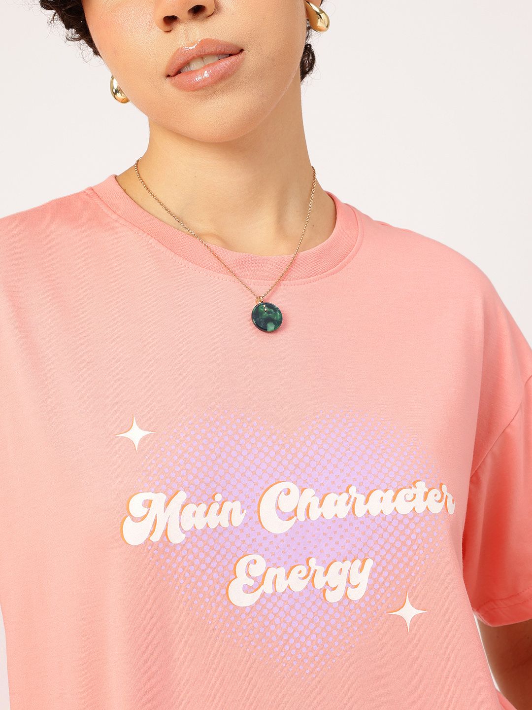 DressBerry It Girl Typo Print Relaxed Tee