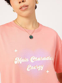 DressBerry It Girl Typo Print Relaxed Tee