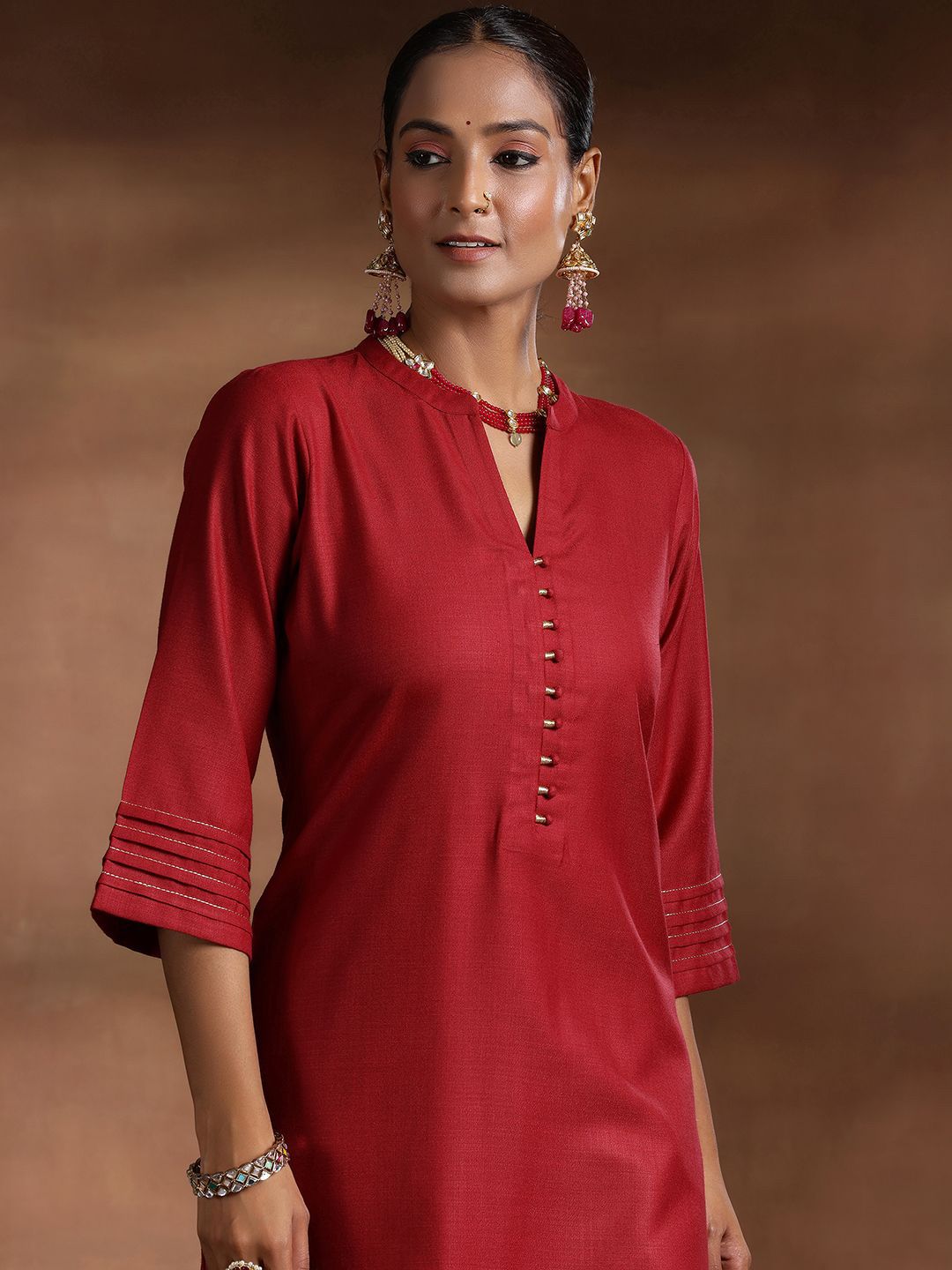 Libas Straight Kurta with Salwar & Dupatta