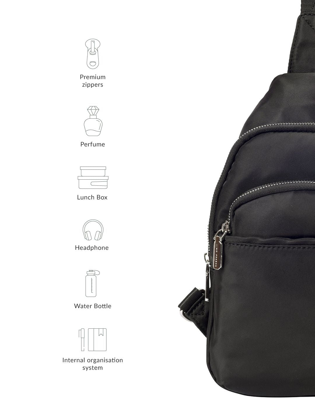 Lino Perros Unisex Crossbody Backpack