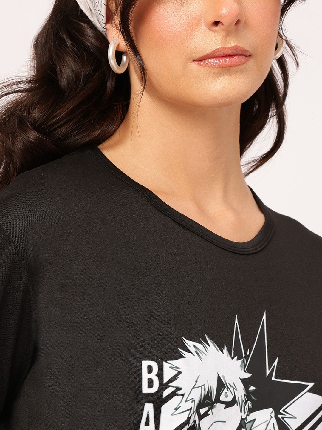 DressBerry Cultural Canvas Printed T-shirt