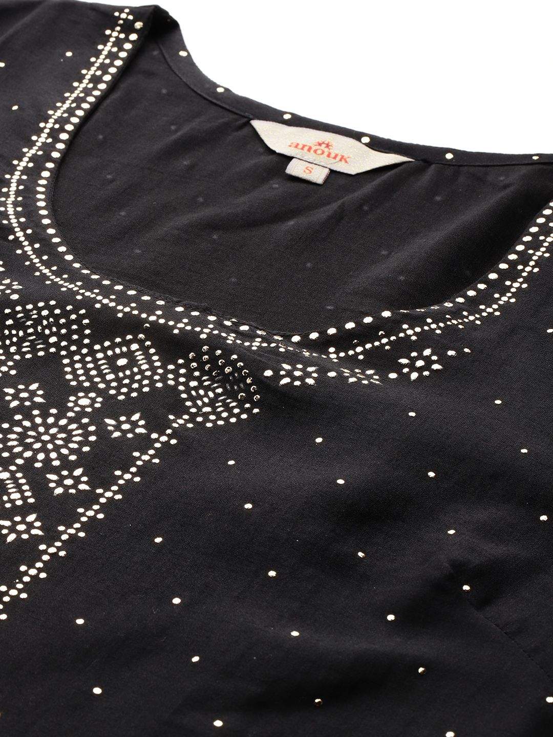 Anouk Mukaish Detailed Kurta with Trousers & Dupatta