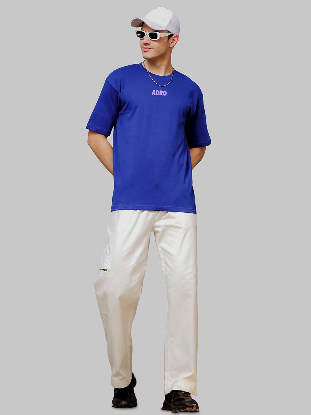 ADRO Men Printed Pockets T-shirt