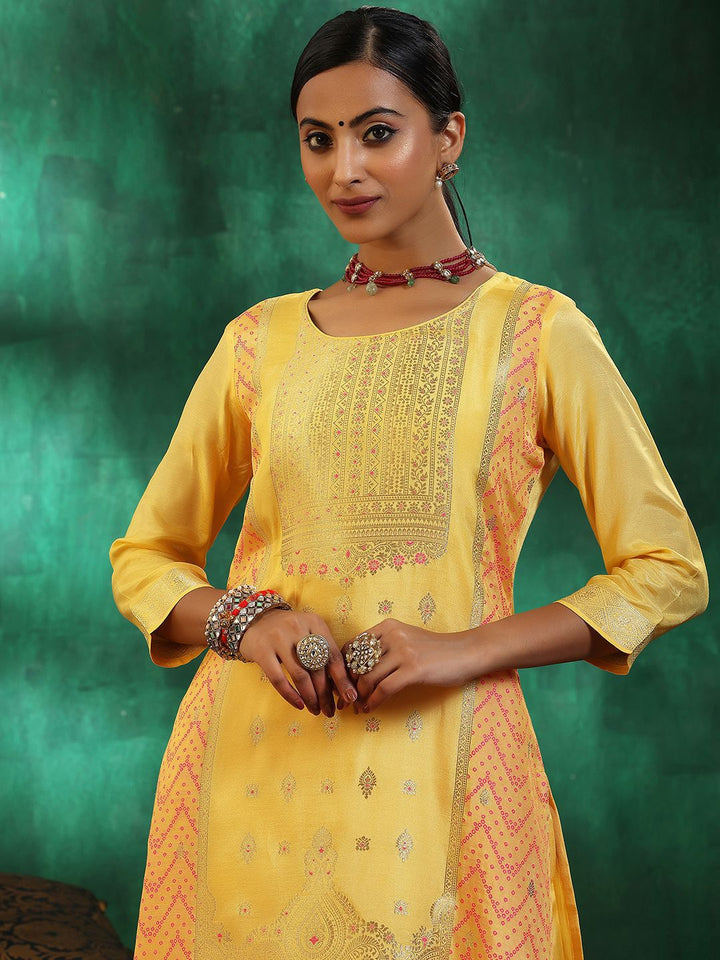 Libas Women Ethnic Motifs Regular Kurta with Trousers & With Dupatta