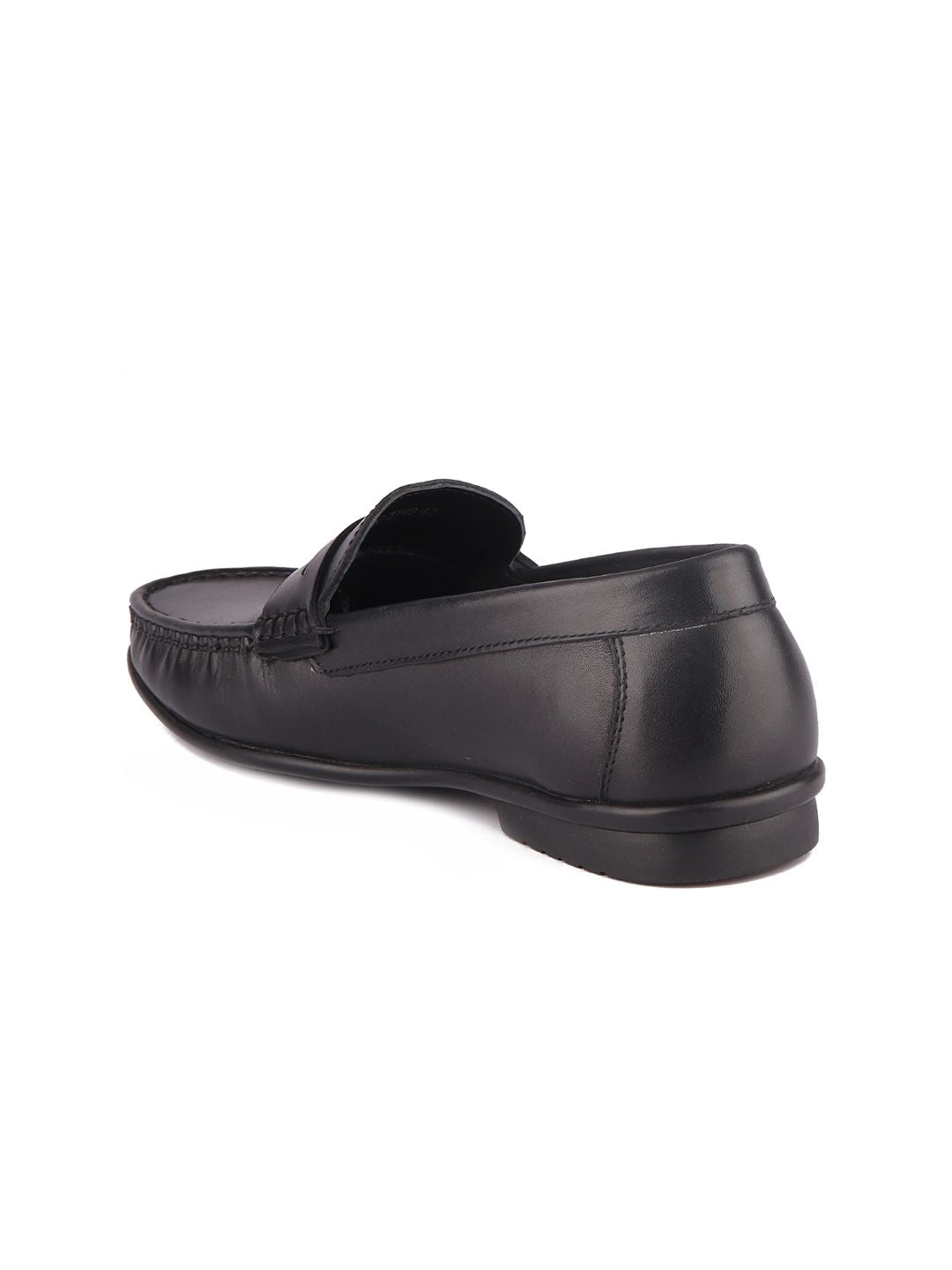 Red Chief Men Black Leather Formal Loafers