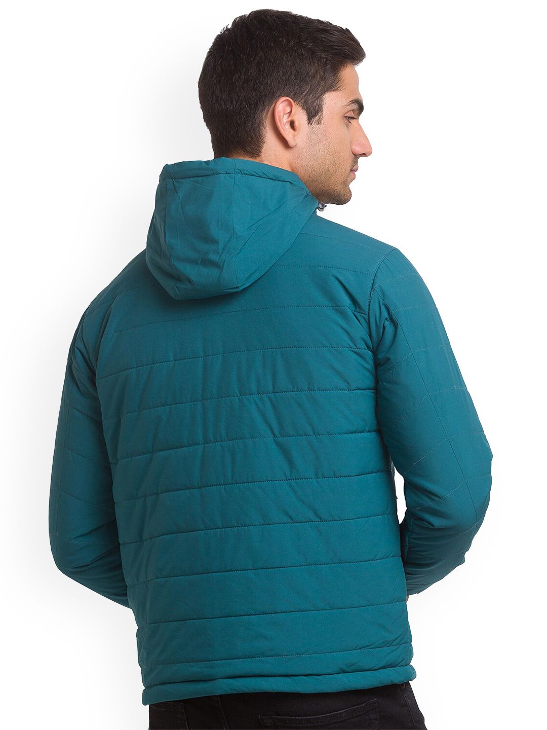 Being Human Men Turquoise Blue & White Pack Of 2 Padded Jacket