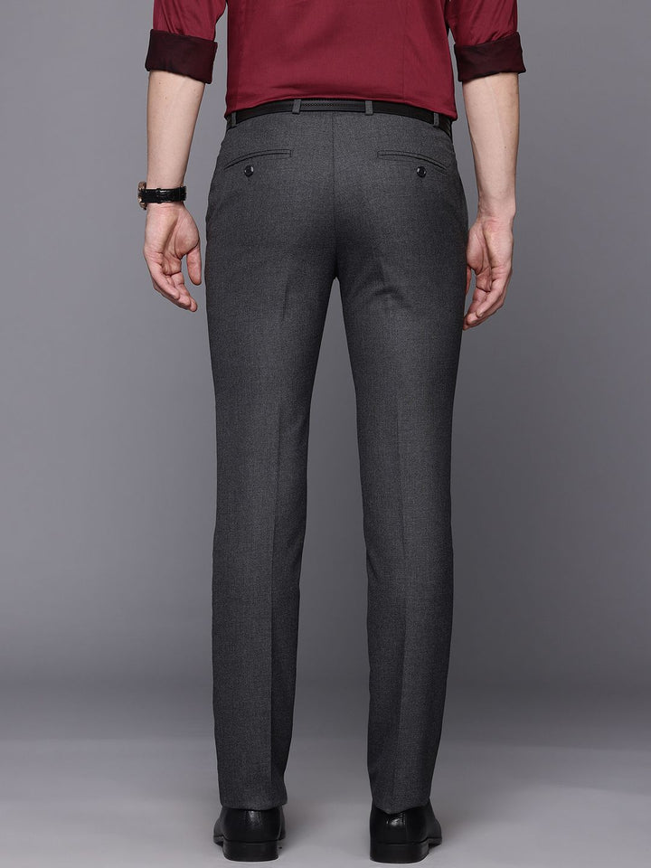 Raymond Men Mid-Rise Slim Fit Formal Trousers