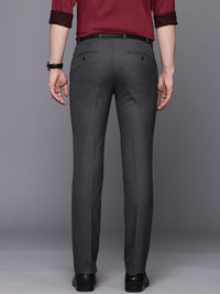 Raymond Men Mid-Rise Slim Fit Formal Trousers