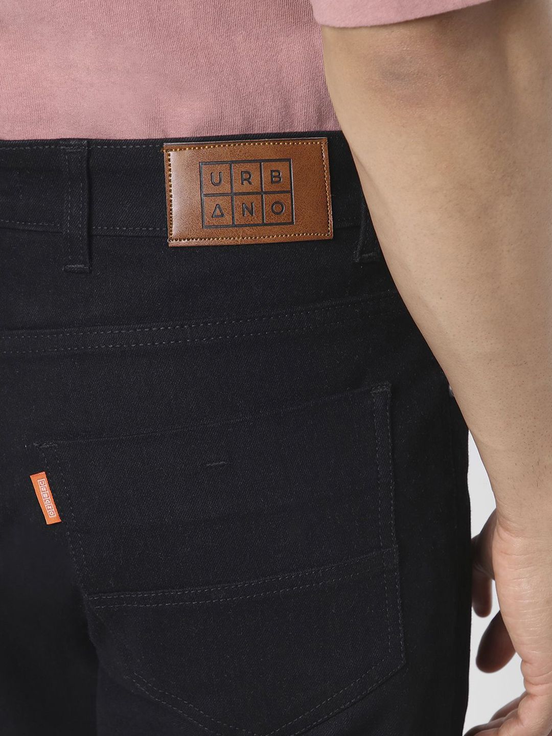 Urbano Fashion Men Straight Fit Washed Jeans Stretchable