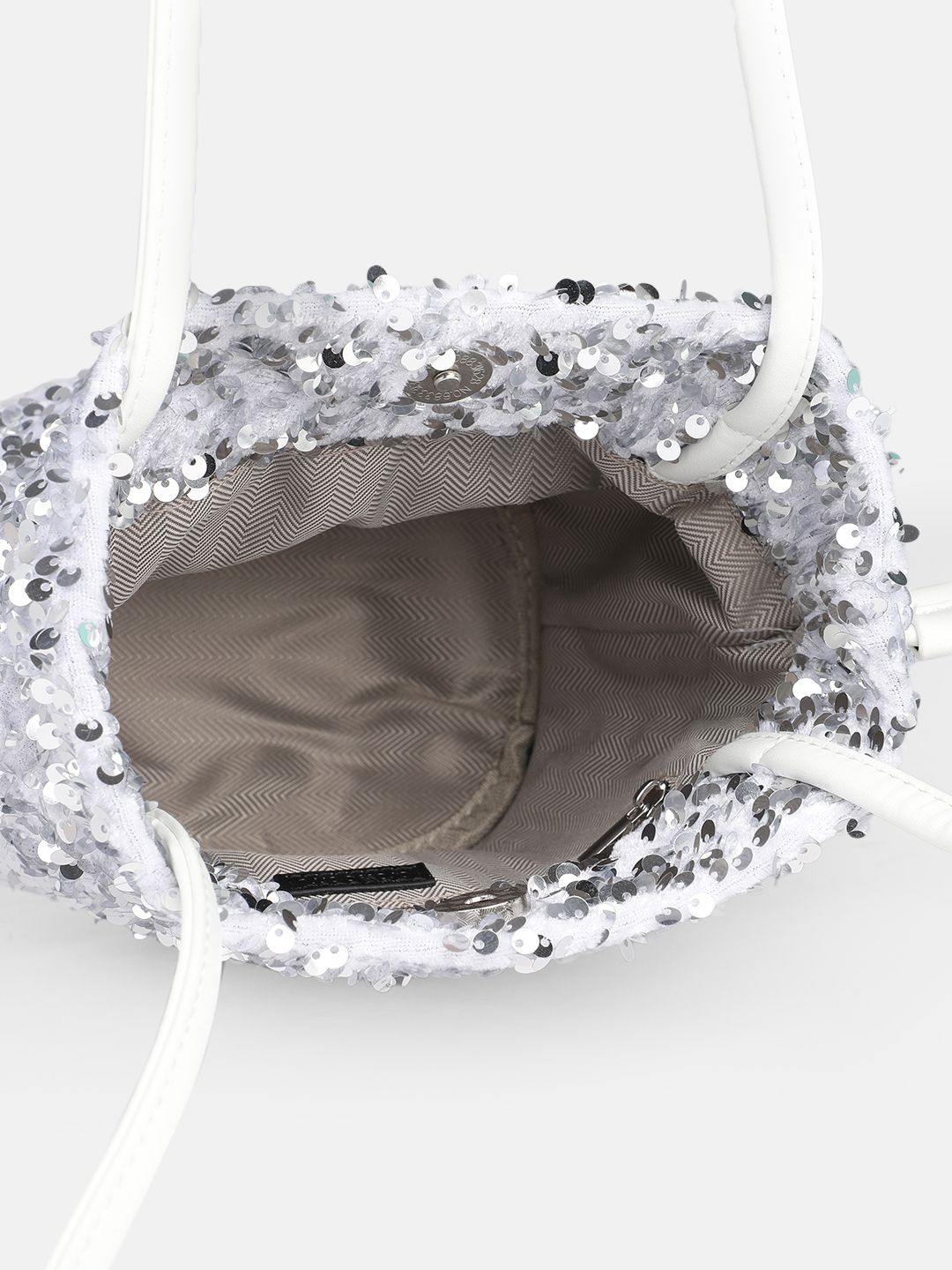 DressBerry Embellished Bucket Shoulder Bag