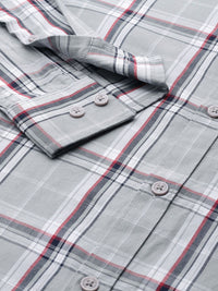 Being Human Tartan Checked Pure Cotton Shirt