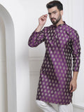 SOJANYA Ethnic Motifs Woven Design Jacquard Regular Kurta