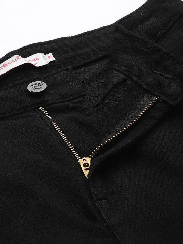 all about you Women Straight Fit High-Rise Stretchable Jeans