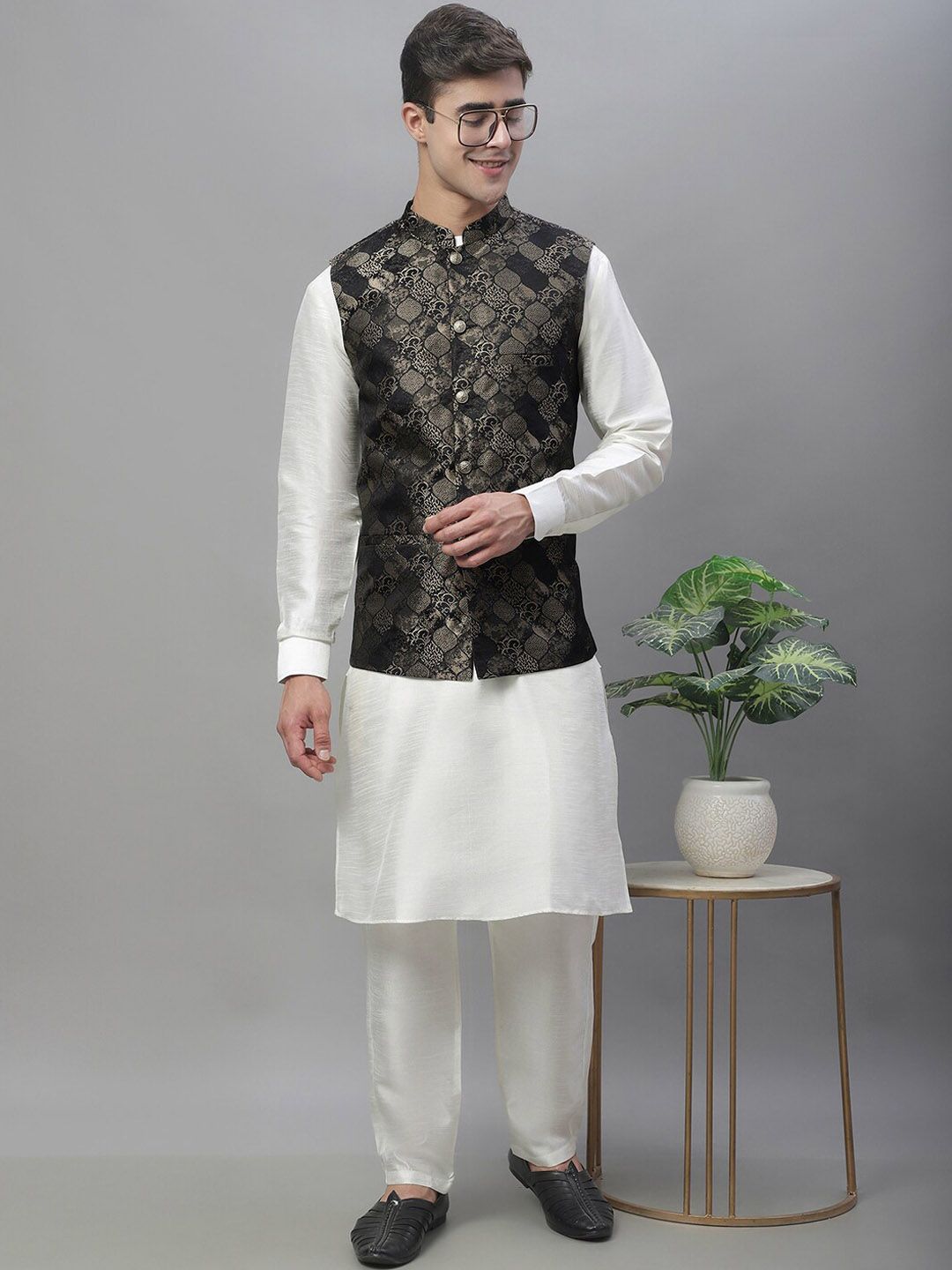 Anouk Men Woven Design Jackets