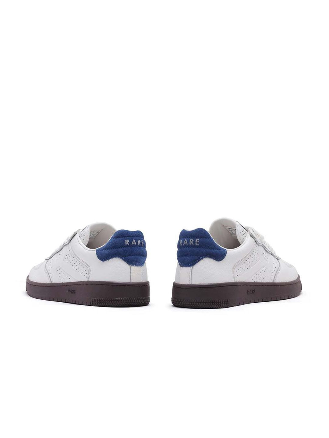 RARE RABBIT Men Perforations Round Toe Leather Sneakers