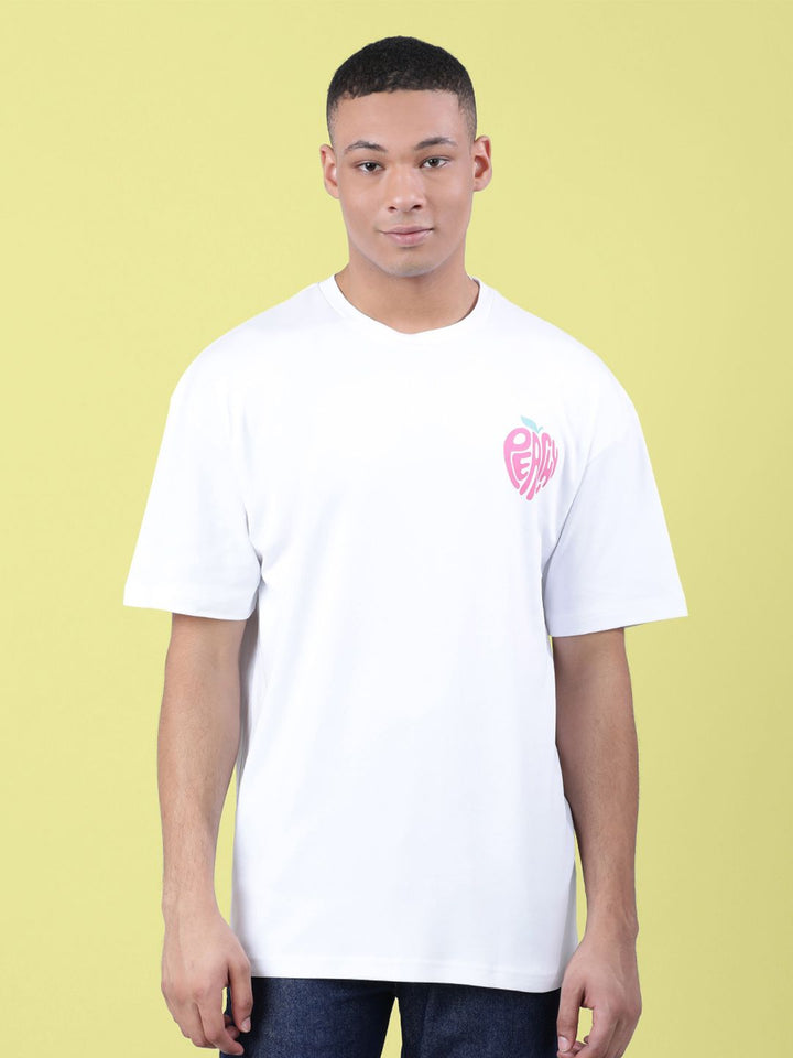 Bene Kleed Men Pure Cotton Graphic Oversized T-Shirt