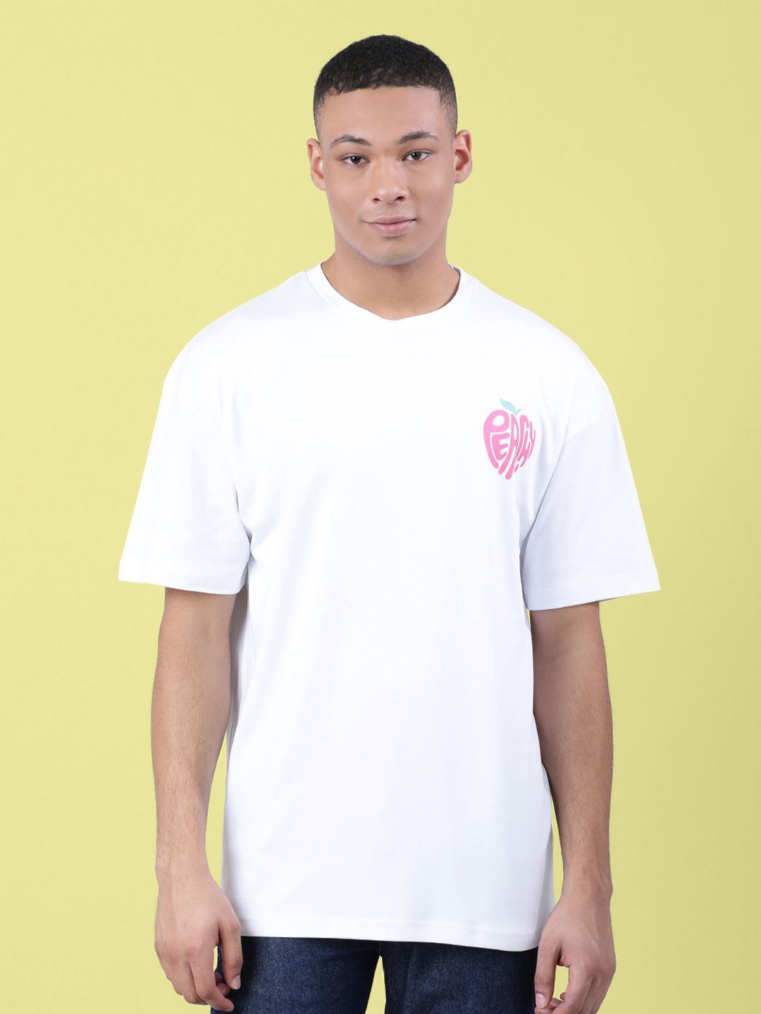 Bene Kleed Men Pure Cotton Graphic Oversized T-Shirt
