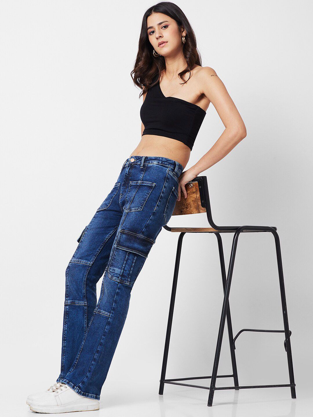 SPYKAR Women Bootcut Light Fade Stretchable Jeans