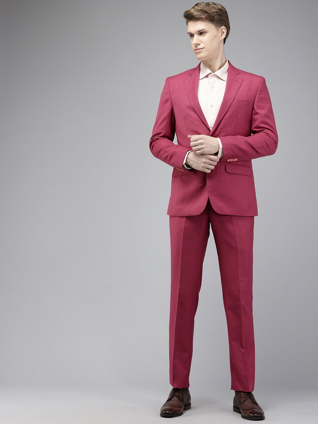 Park Avenue Slim Fit 2 Piece Formal Suit