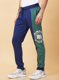 Being Human Men Colorblocked Mid Rise Joggers