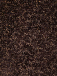 Cortina Brown Set of 2 Abstract Room Darkening Velvet Long Door Curtains