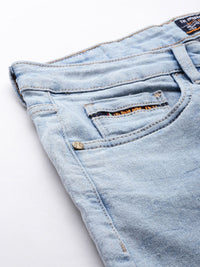 The Indian Garage Co Men Straight Fit Stretchable Jeans