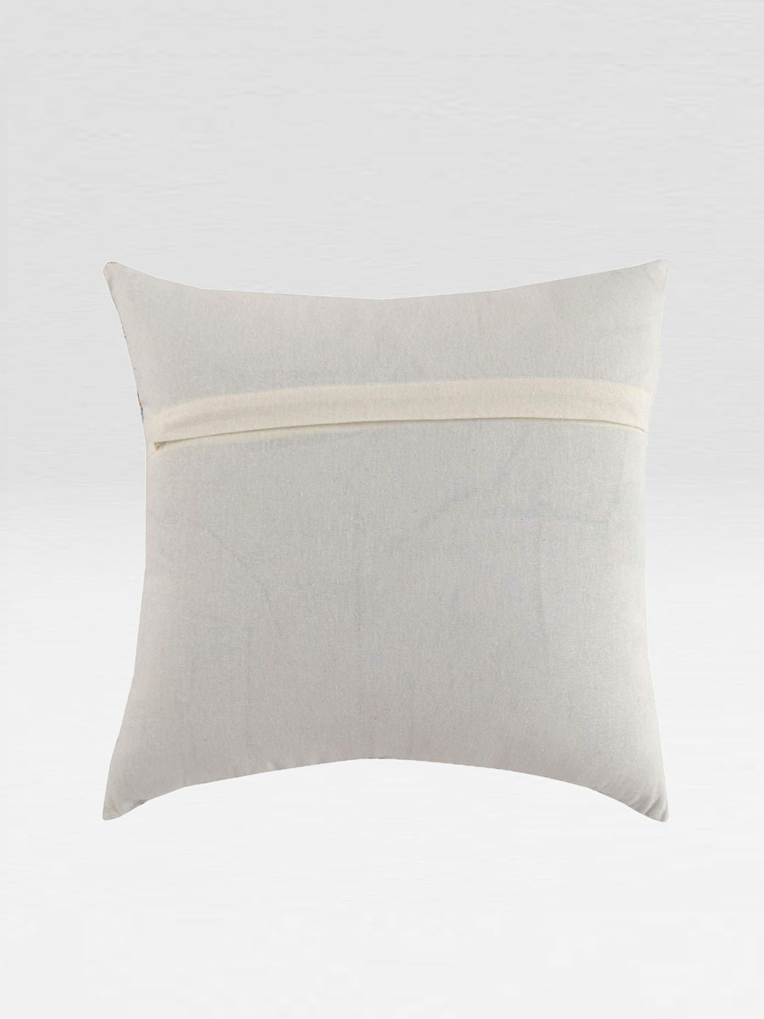 STITCHNEST Yellow & Grey Set of 2 Ethnic Motifs Square Cushion Covers